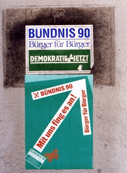Bündnis 90-Plakate