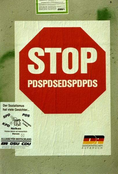 DA-Plakat "Stop"