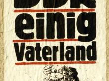PDS-Plakat "Einig Vaterland" 